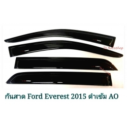 กันสาด  สีดำเข้ม FORD EVEREST  2015 เอเวอร์เรส 2015 V.1